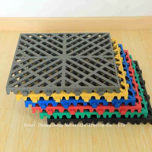 Quality 2.8mm Plastic Floor/ Plastic Permeable Floor/ Modern Interlocking PP Flooring Indoor Sports Plastic Floor Mats for sale