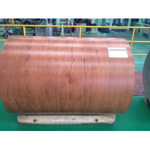 Wood Grain PCM PVDF Aluminium Coil 3003H24 Printech Color Coil 50-Year Warranty