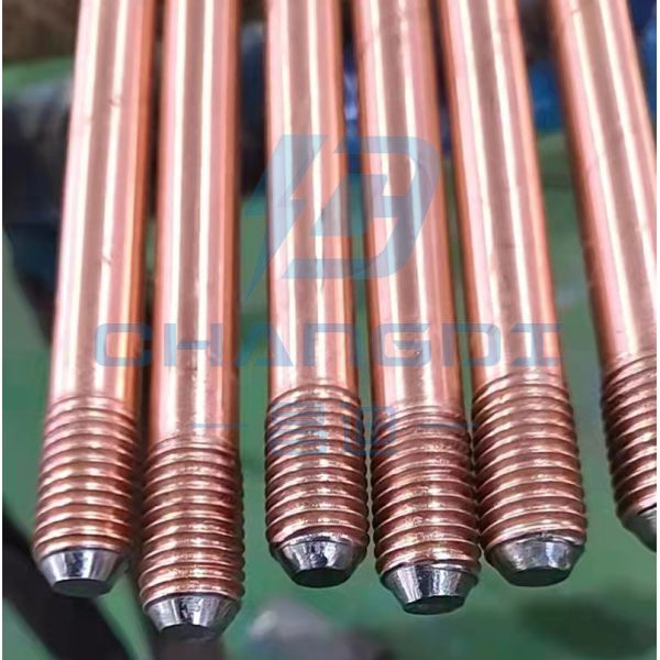 Buy Copper Coated Grounding Rod 8 Ft High Yield Strength at wholesale prices