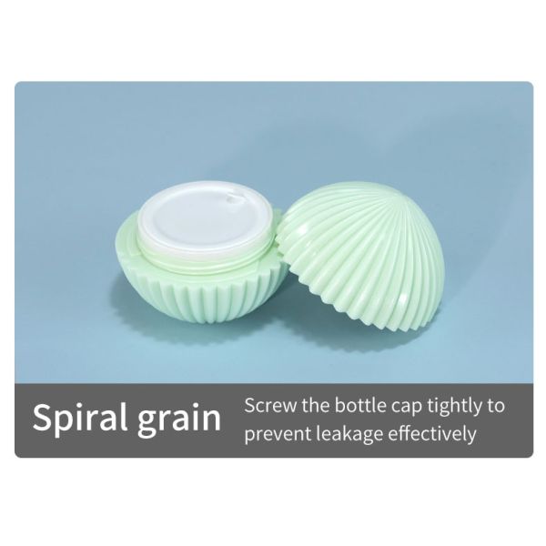ABS Screw Cap 20g 30g 50g Cosmetic Screen Printing Spherical Cream Bottle Packaging for Cosmetic Packaging Containers