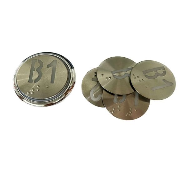 Customized Modern Design Durable Stainless Steel Elevator Button Faceplate for