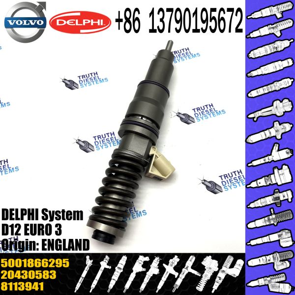 BEBE4C00101 20430583 5001866295 fuel injector for VOL truck D12 FH1 EURO 3