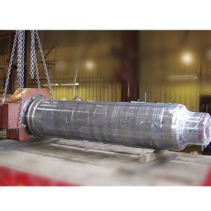 Forged Large Shaft Machining Carbon Steel Anodized Transmission Spline