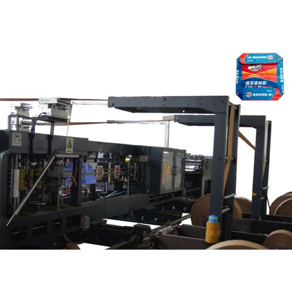 Automatic Tube Feeding Cement Paper Bag Making Machine 33KW