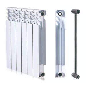 Die Casting Bimetallic Aluminum Heating Radiator 2200pa Mill Finish
