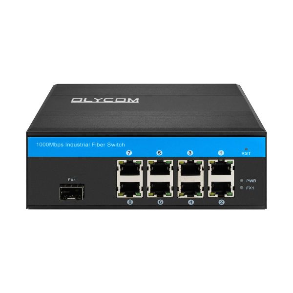 Buy Black Gigabit Network POE Unmanaged Switch 20Km Transmission Distance at wholesale prices