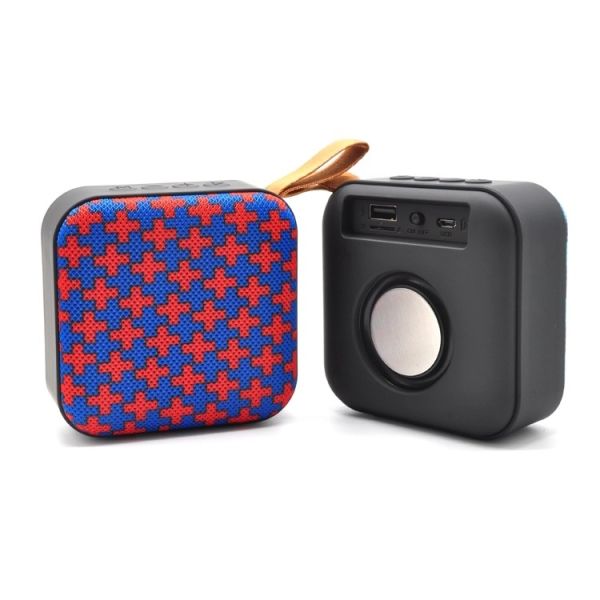 Wireless portable outdoor bluetooth speaker, Fabric Square Music Bluetooth speaker