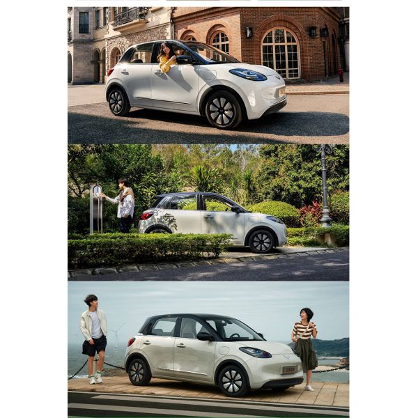 Best Sale Wuling Bingo Mini Vehicles Electric Car 2023 Green or Other 4 Seats