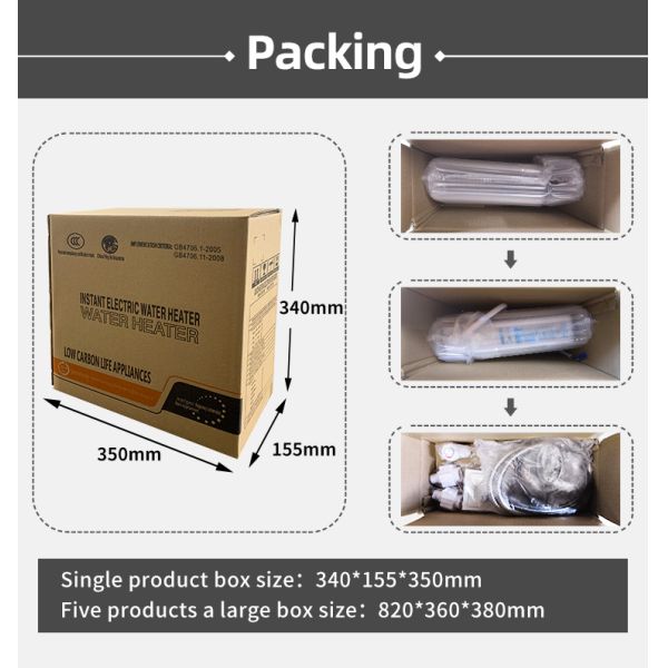 Custom Modern Instant Electric Water Heater 110V / 220V Novel Design