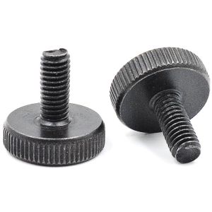 China Carbon steel  M5 M8 Thumb Screw Black finishing Class8. 8 Grade 8.8 Iron Spade Head Thumb Screw on sale