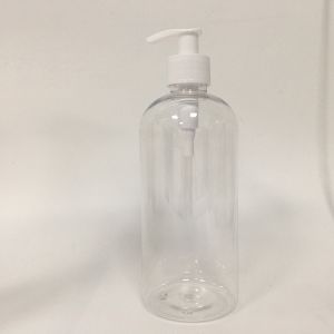 Recyclable Round PET Lotion Bottle With Pump Dispenser