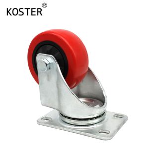 Quality PU Wheel Industrial Caster Swivel Plate with Side Brake 4&quot;/5&quot;/6&quot;/8&quot; Heavy Duty for sale