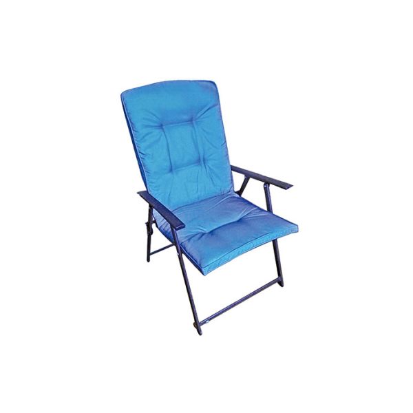 Multipurpose Steel Patio Outdoor Padded Chair With Powder Coated Frame