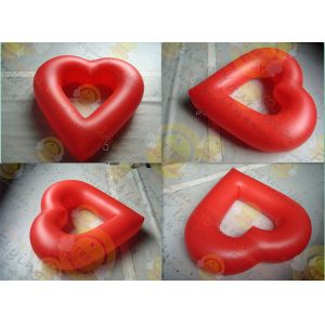Party Inflatable Advertising Helium Balloons Attractive Red Love Shaped