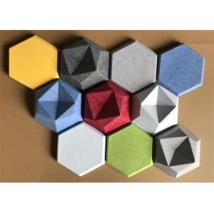 Decorative Sound Dampening Hexagonal Acoustic Panels 3d Music Studio 600mm *