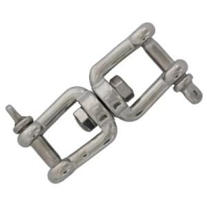 Lifting And Connecting Stainless Steel Precision Casting Double Jaw Swivel Eye