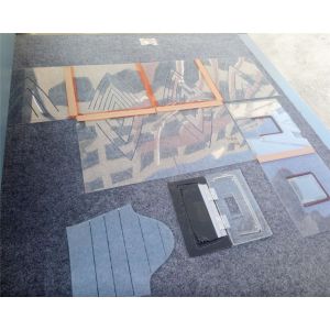 Blue Frame Silver Case Cutting Machine for Automatic Screen Protector Laser from