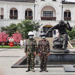 Police Work Safety Smart Temperature Measuring Helmet