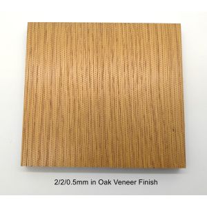 Woodgrain Formica Laminate 2/2/0.5mm Microperforated Acoustic Panels Soundproofi