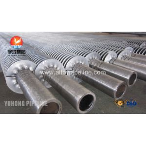 Carbon Steel Fin Tube , Extruded Type , ASTM A179 with Aluminum 6063 , Air