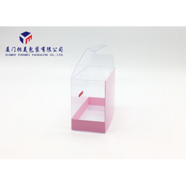 Light Weight Rectangle Shape Clear PVC Packaging Boxes Pack Bath Set 9.4cm Height