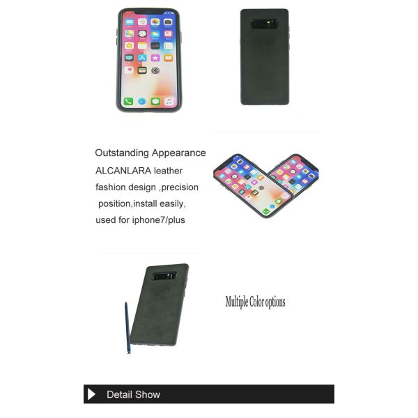 Luxury design alcanlara leather Case For iPhone 7 8 X Case eather case For iPhone 7 /7Plus/8 /8 Plus