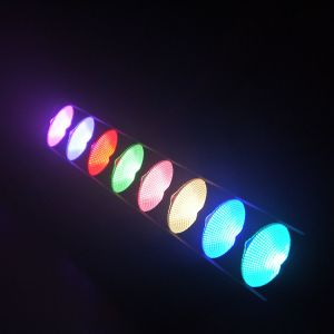 120W 8*15W Wall Washer Light Tri - In - 1 RGB Color Mixing LED COB Pixel Bar