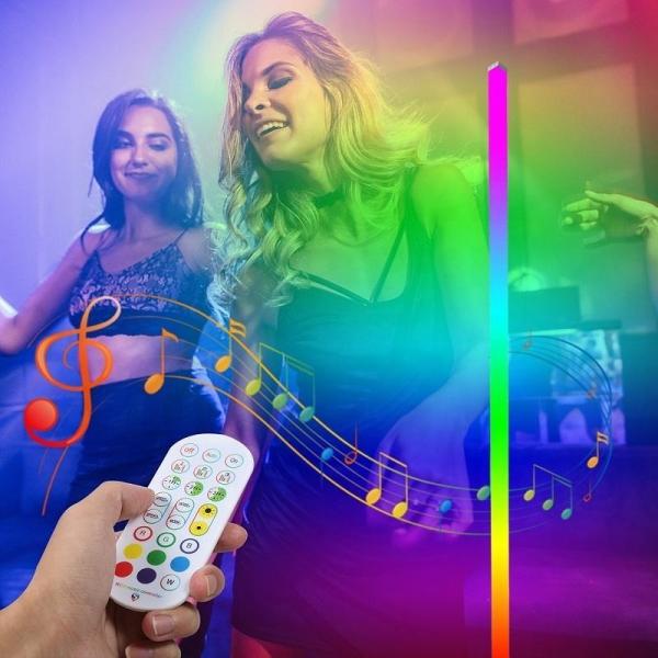 18 PCs/Ctn DC5V Interior Decorative Floor Light with Music Function and IR