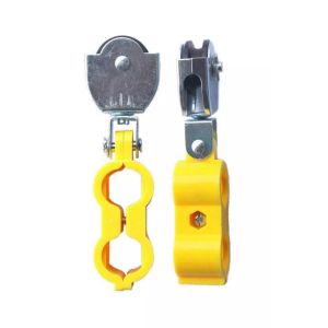 Plastic Steel Wire Cable Festoon Cable Trolley System For Round Cable / Carrier