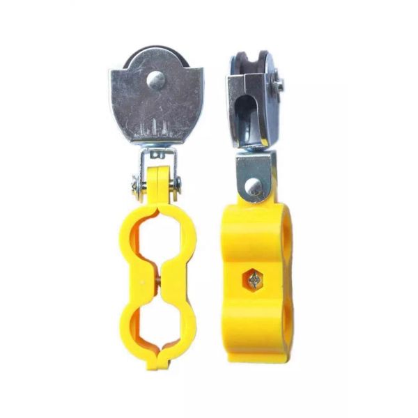 Plastic Steel Wire Cable Festoon Cable Trolley System For Round Cable / Carrier