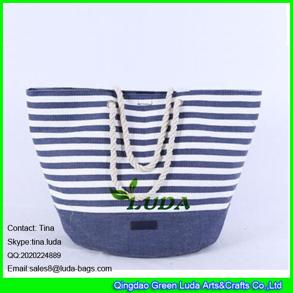 Buy LUDA 2015 promotional fashion paper cloth straw bag at wholesale prices