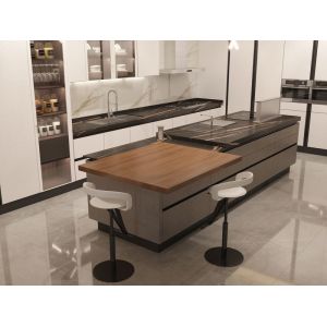 Sleek , Durable , And Customizable Stainless Steel Kitchen Masterpiece