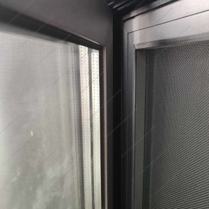 Sound Insulation Aluminum System Window With Polyamide Strips Super Toughened