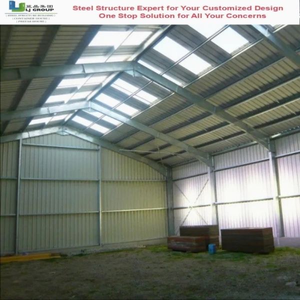 Buy Prefabricated Steel Structure Warehouse with Custom Design at wholesale prices
