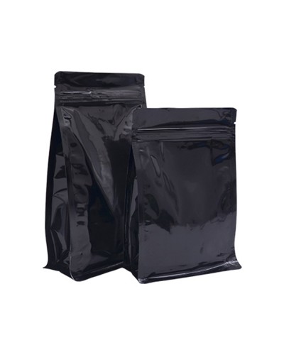 Buy Custom Gravure Printed Coffee Pouch Packaging Bags Flat Bottom Reusable at wholesale prices