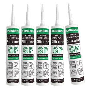 China Glass Clear Acetic Silicone Sealant GP Silicone Adhesive For Bathroom on sale