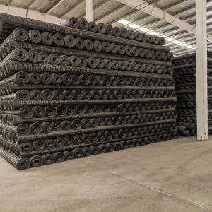 Road Construction Material Polypropylene Biaxial Geogrid with 15-60KN Tensile