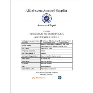 SHENZHEN I-LIKE FINE CHEMICAL CO., LTD Certifications
