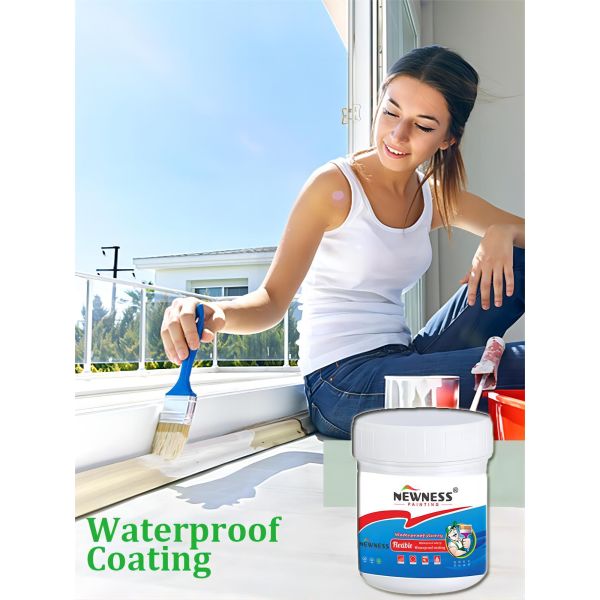 Tio2 MF White Water-based Polyurethane Waterproof Coating for Basement and Concrete Roof