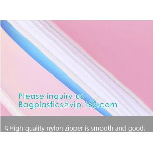 HOLOGRAPHIC MAKEUP BAG, PU TPU MATERIAL MAKEUP travel wash bag waterproof makeup