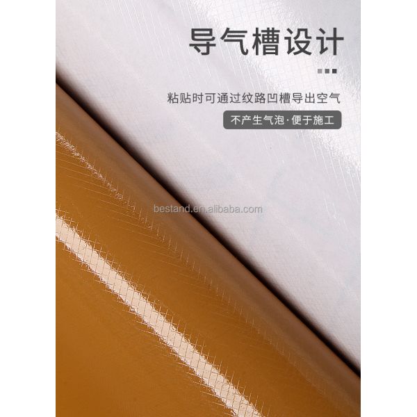 Matt Wood Grain Vinyl Adhesive Film for Furniture Lamination and Adhesive