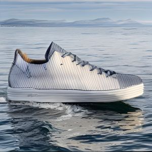 Flat Custom Men's Dress Shoes Synthetic Cloth Upper Material