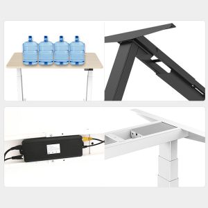 Recording Studio Table 60/72 Inches Electric Height Adjustable Desk Dual Motor