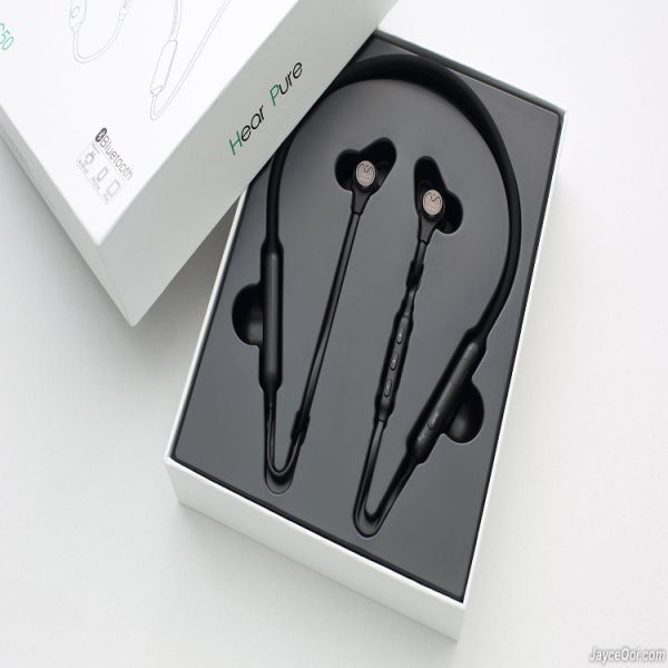 Hi-fi earphone packaging rigid gift box with EVA foam luxury headphone paperbox