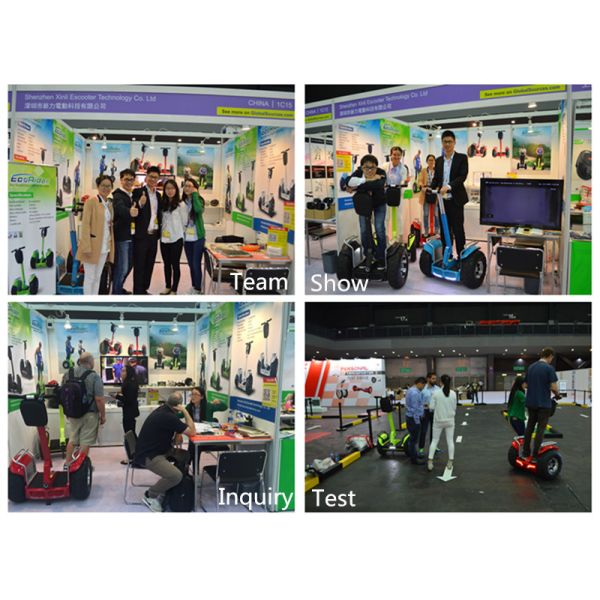 Standing Motorized Scooter Two Wheeled Self Balancing Scooter With Handle Bar