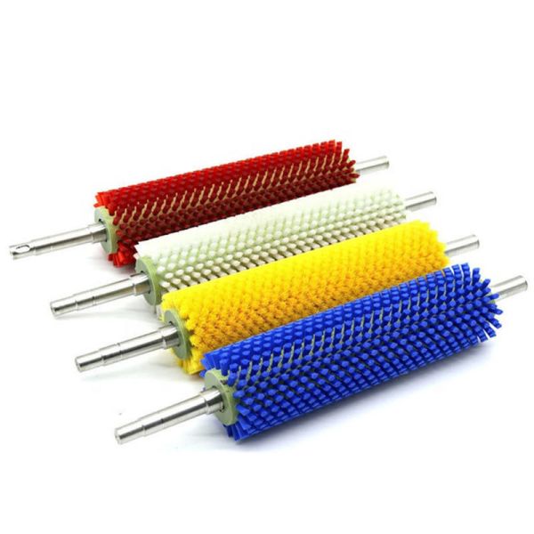 Industrial Nylon Cylinder Roller Brush Rotary Customized