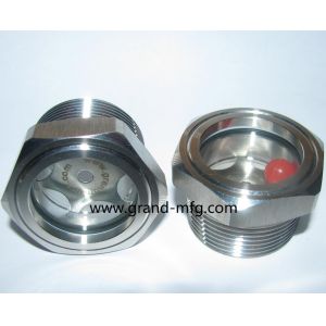 NPT thread 1 3/4" 1 1/4 inch stainless steel SS304 oil level sight glass SS316