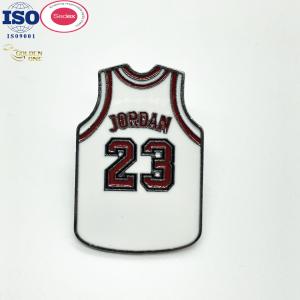 Quality Hard Physical Basketball Enamel Pins Jersey Number 23 Sports Custom Company Logo for sale