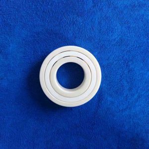 6207CE ZrO2 Ceramic Ball Bearing PEEK Cage 35x72x17mm