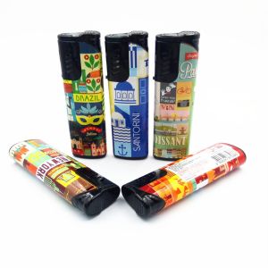 Samples US 0.01/Piece Dongyi Windproof Gas Lighter EUR Standard ISO99994 DY-F001